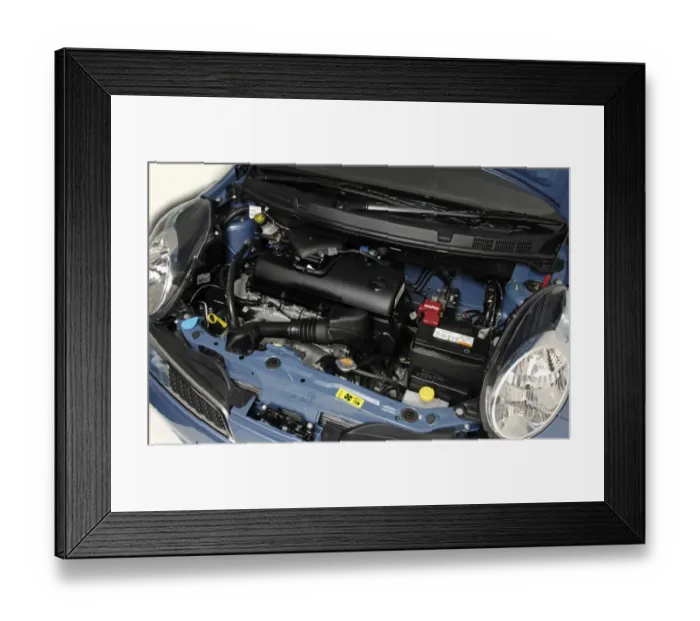 Framed Print : 2010 Nissan Micra Framed Print : 2010 Nissan Micra
