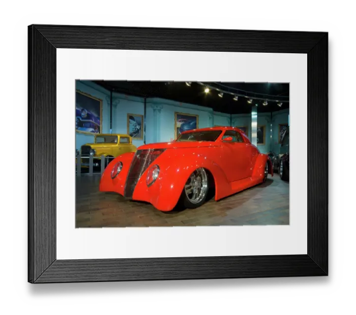 Framed Print : 1937 Ford Roadster Customised car Framed Print : 1937 Ford Roadster Customised car