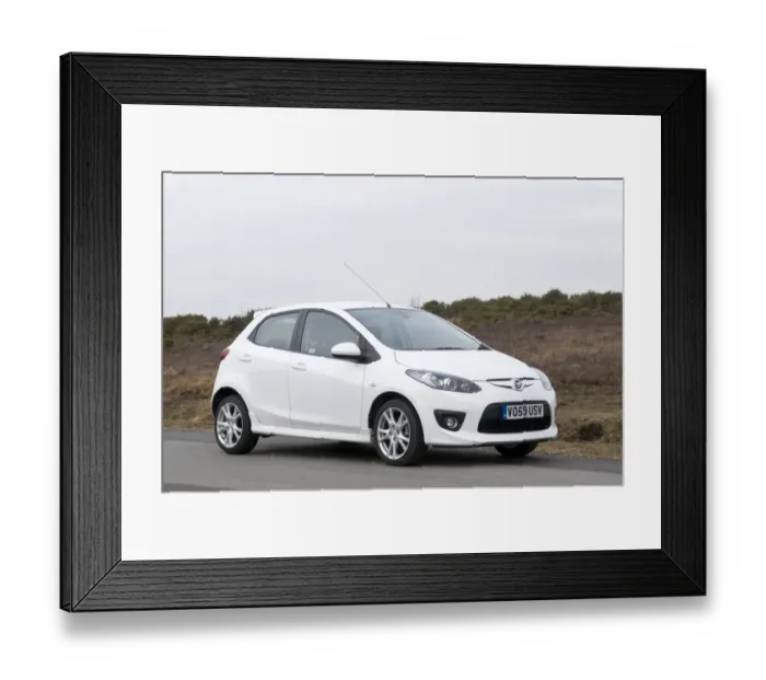 Framed Print : 2010 Mazda 2 Sport