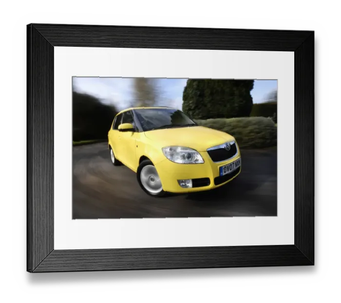 Framed Print : 2008 Skoda Fabia 2008