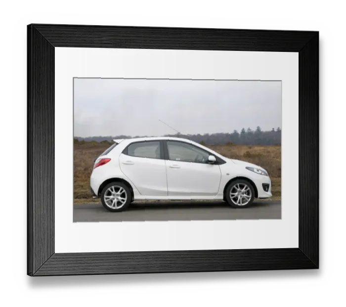 Framed Print : 2010 Mazda 2 Sport