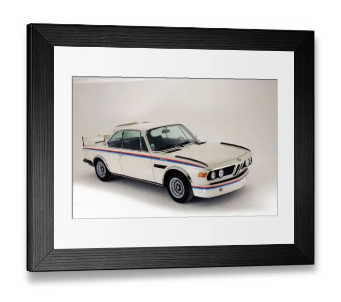 Framed Print : 1974 BMW 3. 0 CSL