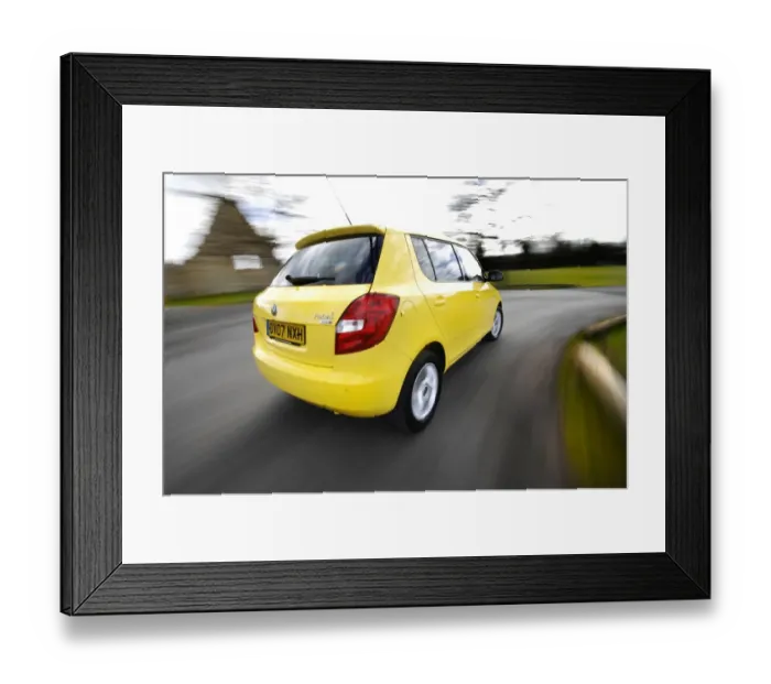 Framed Print : 2008 Skoda Fabia 2
