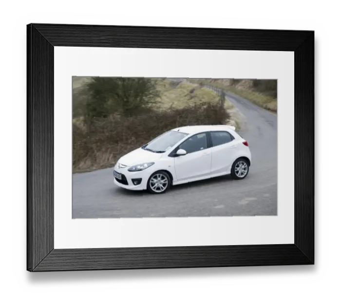 Framed Print : 2010 Mazda 2 Sport