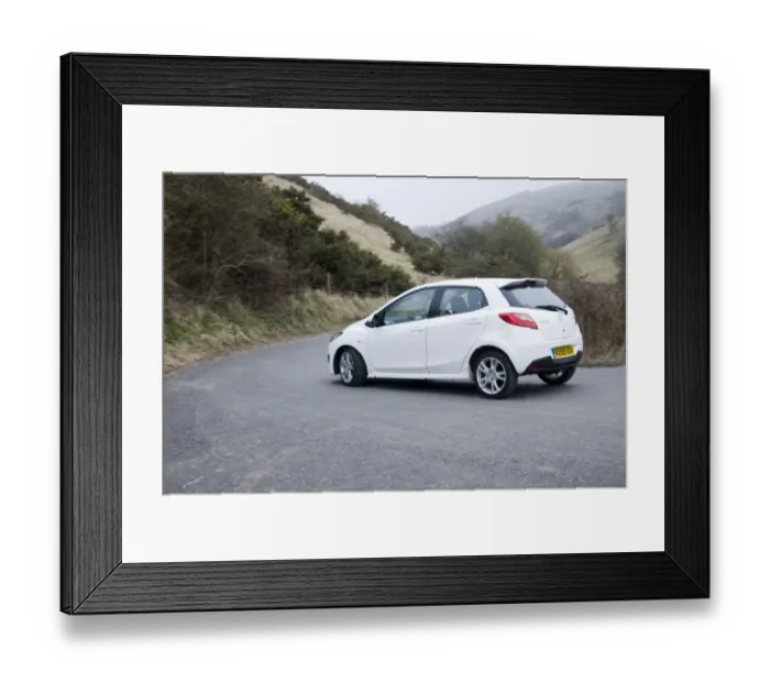 Framed Print : 2010 Mazda 2 Sport Framed Print : 2010 Mazda 2 Sport