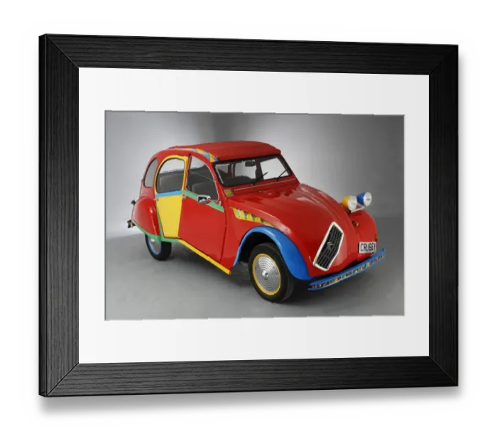 Framed Print : 1983 Picassos Citroen custom, based on Citroen 2CV Framed Print : 1983 Picassos Citroen custom, based on Citroen 2CV