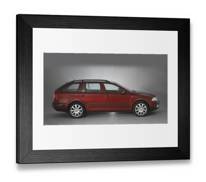 Framed Print : 2007 Skoda Octavia estate