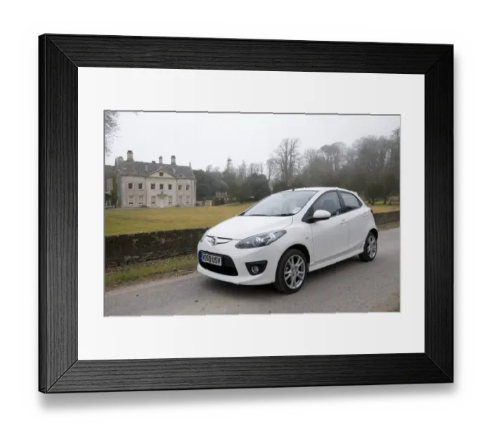 Framed Print : 2010 Mazda 2 Sport