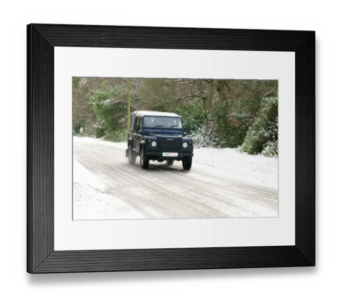 Framed Print : 2002 Land Rover