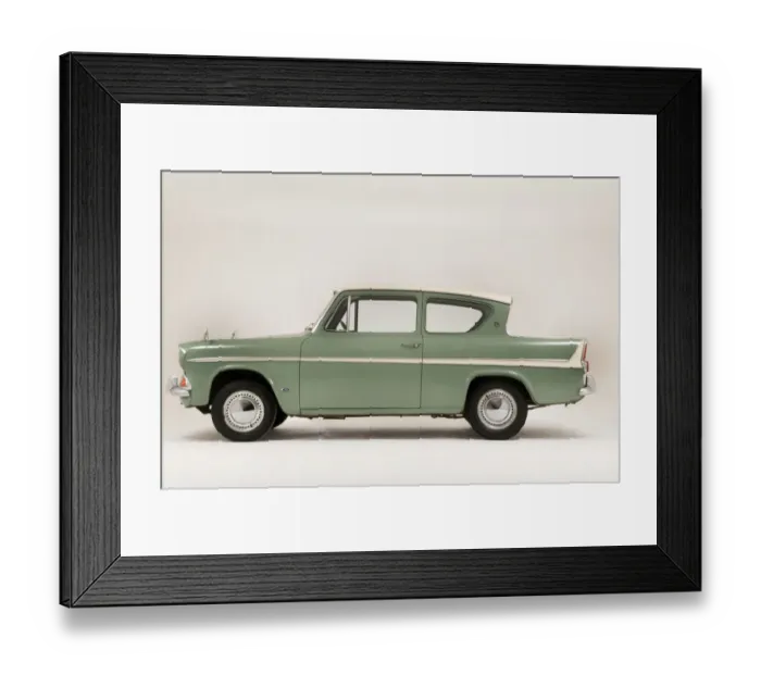 Framed Print : 1966 Ford Anglia