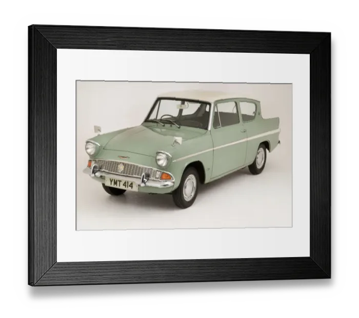 Framed Print : 1966 Ford Anglia