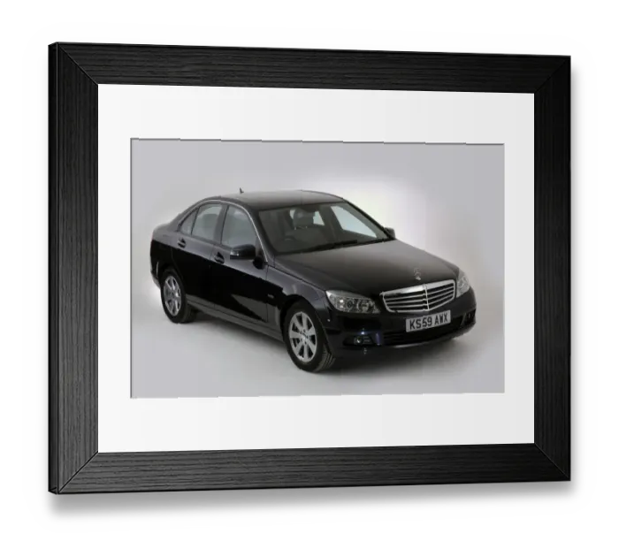 Framed Print : 2009 Mercedes Benz C200 Framed Print : 2009 Mercedes Benz C200
