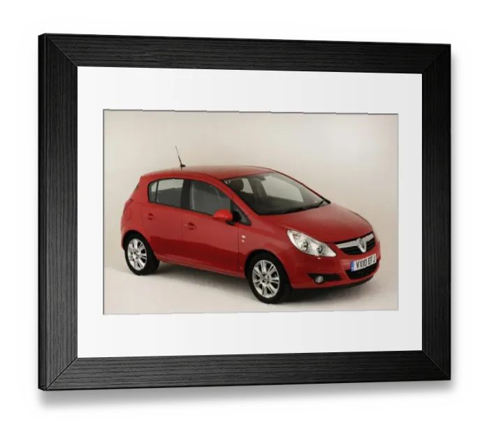 Framed Print : 2010 Vauxhall Corsa