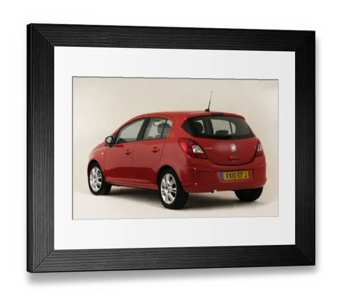 Framed Print : 2010 Vauxhall Corsa