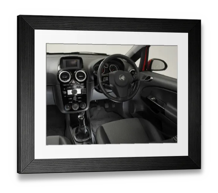 Framed Print : 2010 Vauxhall Corsa Framed Print : 2010 Vauxhall Corsa