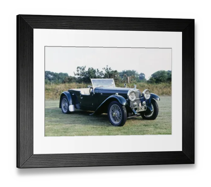 Framed Print : 1932 Alvis Speed Twenty Vanden Plas
