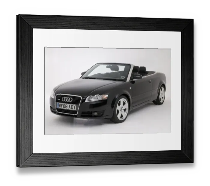 Framed Print : 2008 Audi A4 2. 0 Framed Print : 2008 Audi A4 2. 0