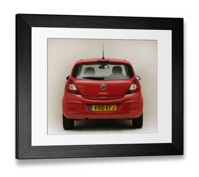 Framed Print : 2010 Vauxhall Corsa