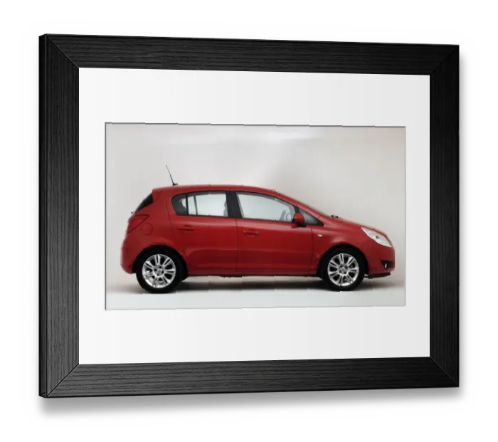 Framed Print : 2010 Vauxhall Corsa Framed Print : 2010 Vauxhall Corsa