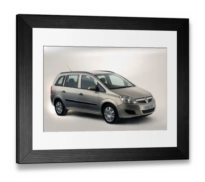 Framed Print : 2008 Vauxhall Zafira Framed Print : 2008 Vauxhall Zafira