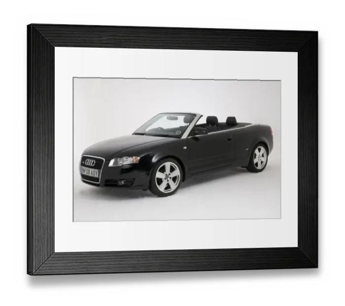 Framed Print : 2008 Audi A4 2. 0 Framed Print : 2008 Audi A4 2. 0
