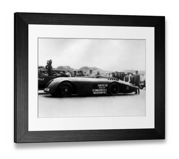 Framed Print : Sunbeam 1000hp