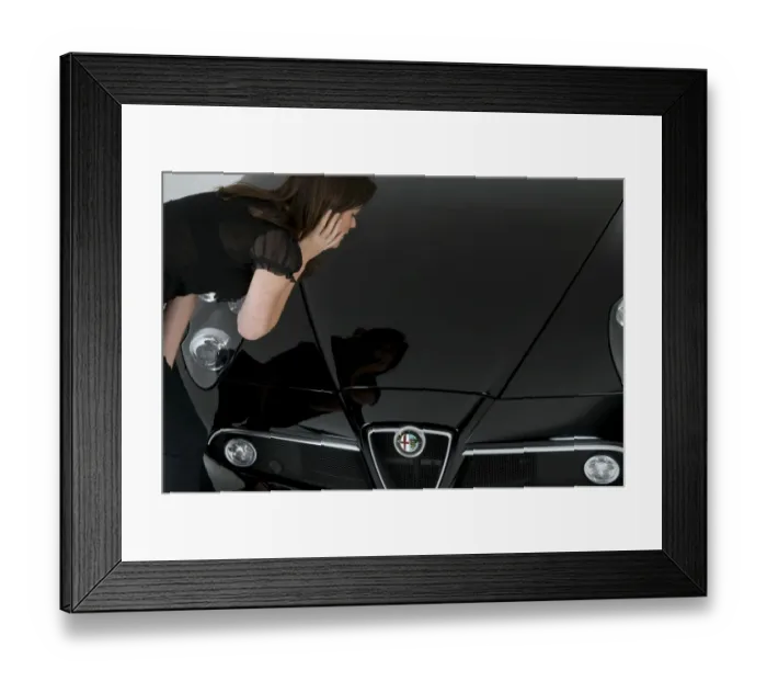 Framed Print : Female model with