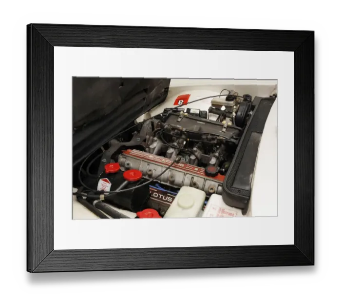 Framed Print : 1989 Lotus Excel Engine Framed Print : 1989 Lotus Excel Engine