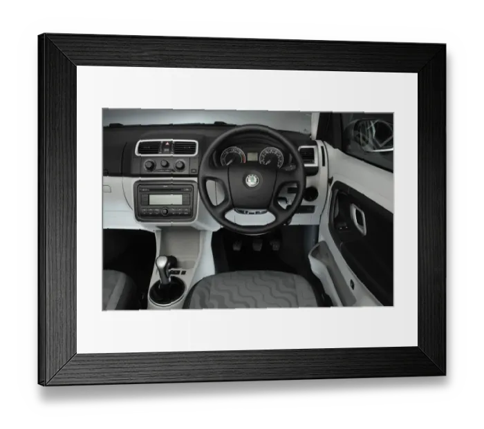 Framed Print : 2007 Skoda Roomster TDi interior Framed Print : 2007 Skoda Roomster TDi interior