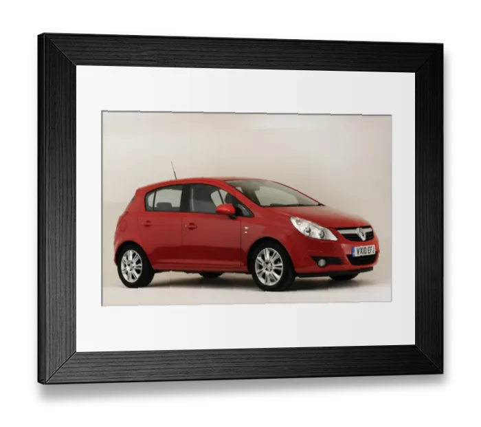 Framed Print : 2010 Vauxhall Corsa