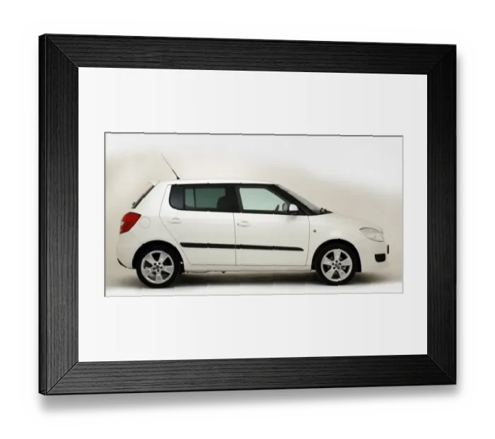 Framed Print : 2010 Skoda Fabia