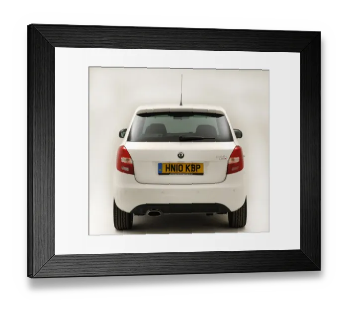 Framed Print : 2010 Skoda Fabia Framed Print : 2010 Skoda Fabia