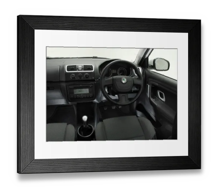 Framed Print : 2010 Skoda Fabia