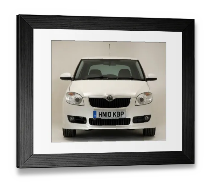 Framed Print : 2010 Skoda Fabia Framed Print : 2010 Skoda Fabia