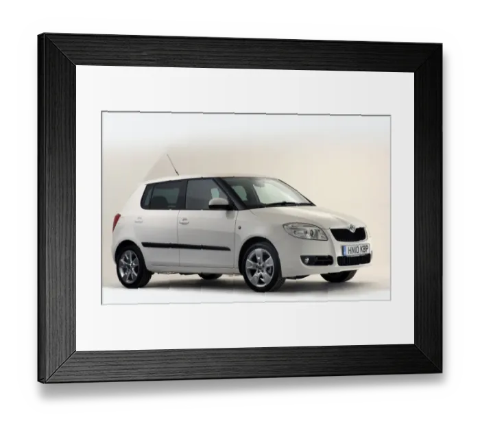 Framed Print : 2010 Skoda Fabia Framed Print : 2010 Skoda Fabia