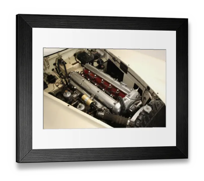 Framed Print : 1955 Jaguar XK140 Framed Print : 1955 Jaguar XK140