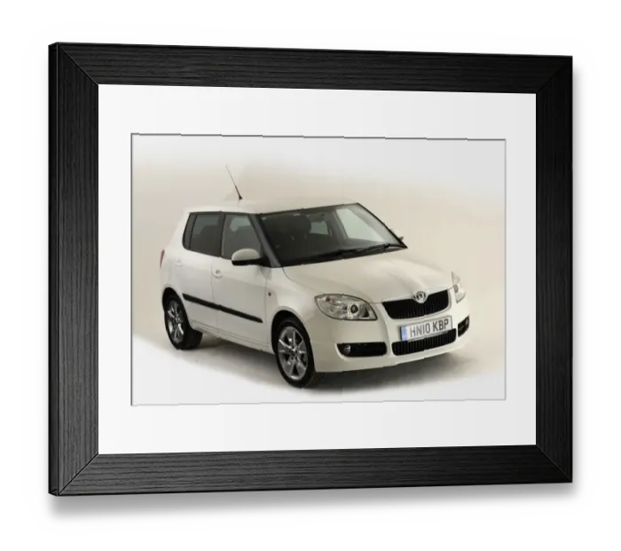 Framed Print : 2010 Skoda Fabia Framed Print : 2010 Skoda Fabia