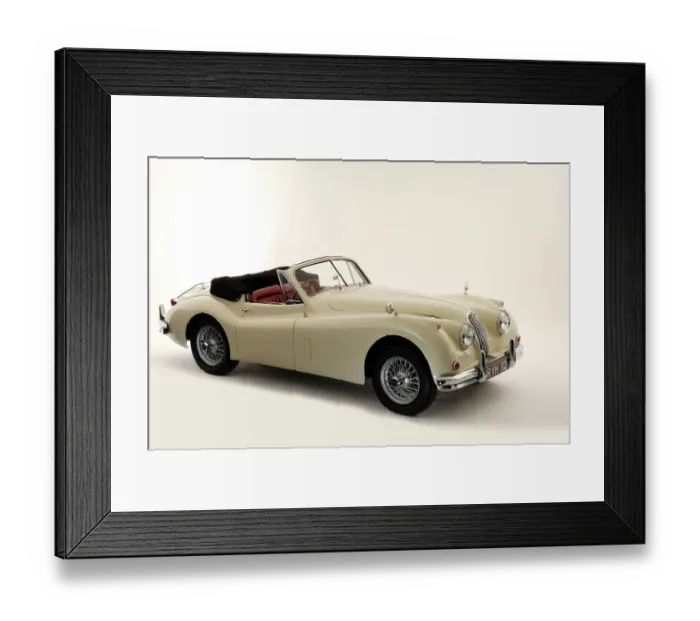 Framed Print : 1955 Jaguar XK140 Framed Print : 1955 Jaguar XK140