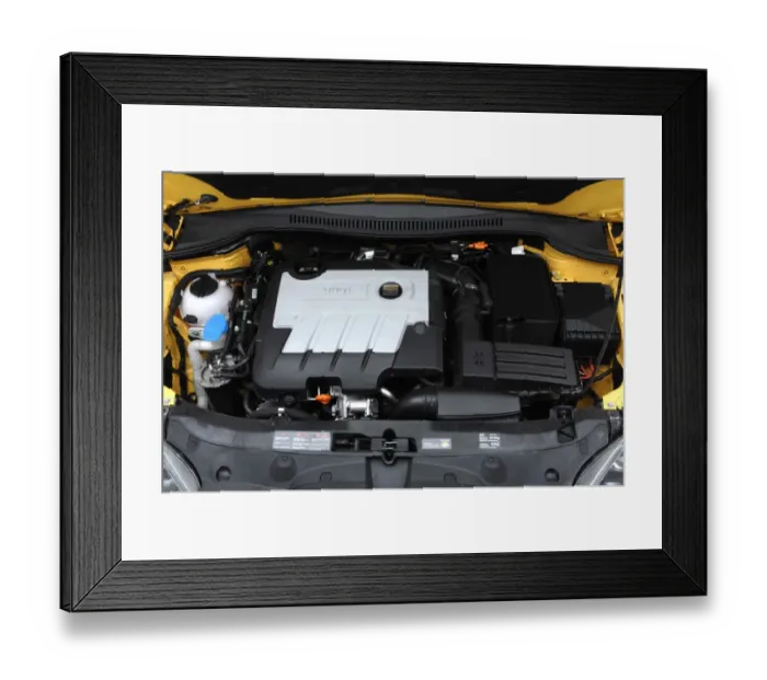 Framed Print : 2009 Seat Leon
