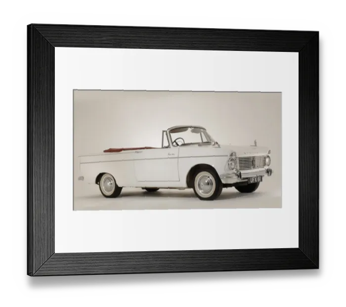 Framed Print : 1964 Hillman Super Framed Print : 1964 Hillman Super