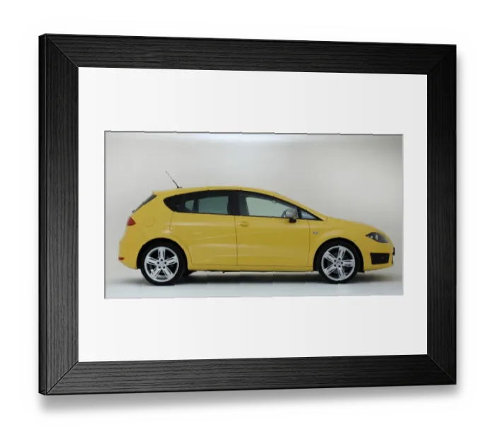 Framed Print : 2009 Seat Leon