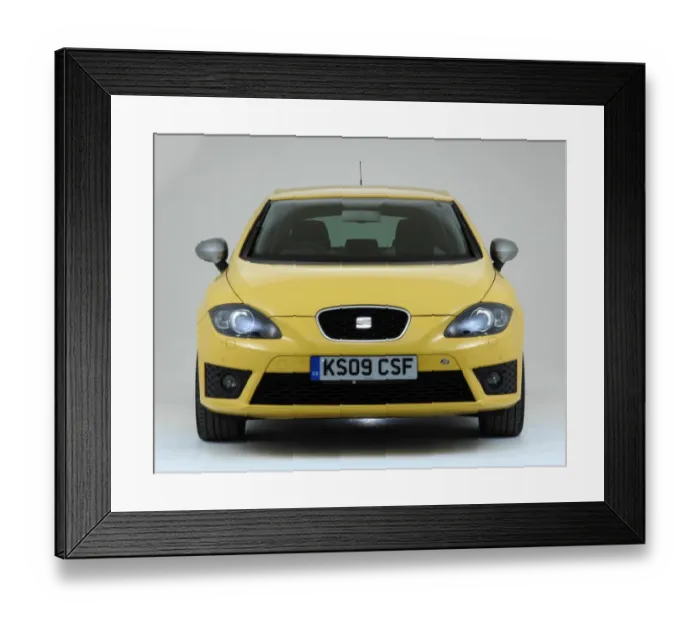 Framed Print : 2009 Seat Leon