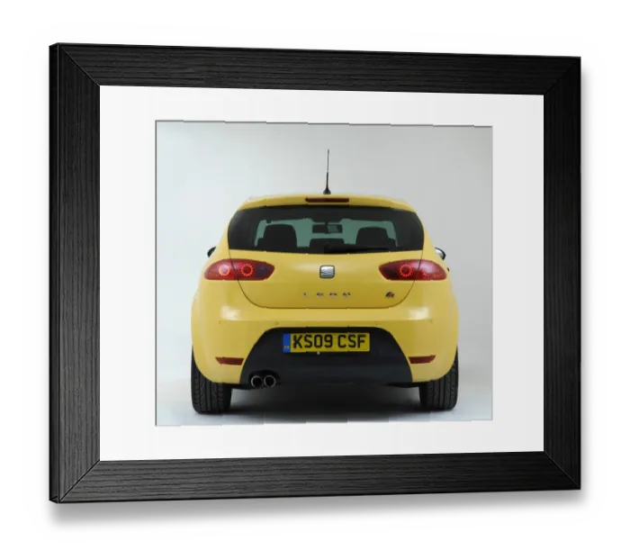 Framed Print : 2009 Seat Leon