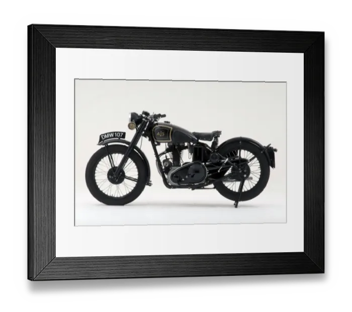 Framed Print : 1946 AJS 16M