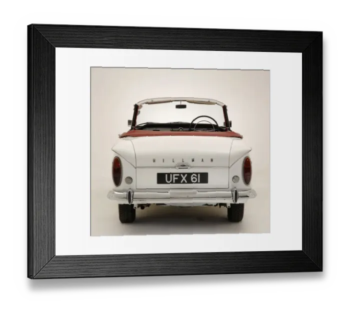 Framed Print : 1964 Hillman Super Framed Print : 1964 Hillman Super