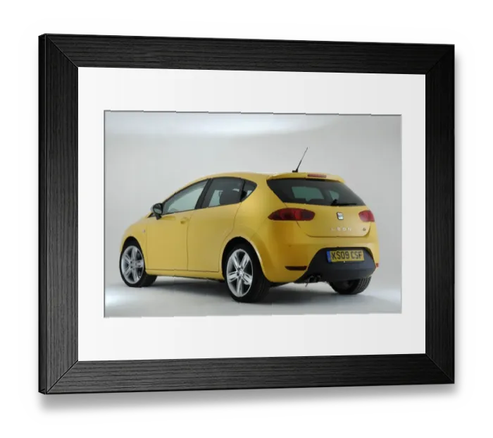Framed Print : 2009 Seat Leon Framed Print : 2009 Seat Leon