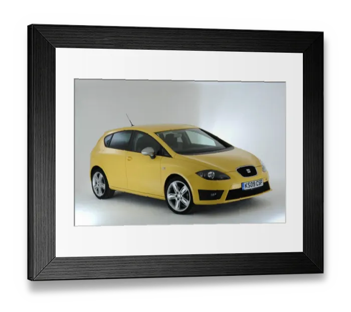 Framed Print : 2009 Seat Leon