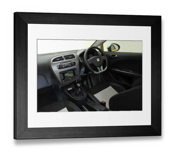 Framed Print : 2009 Seat Leon