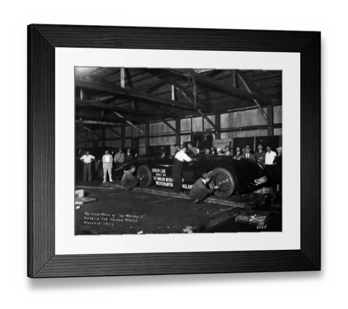 Framed Print : Sunbeam 1000hp