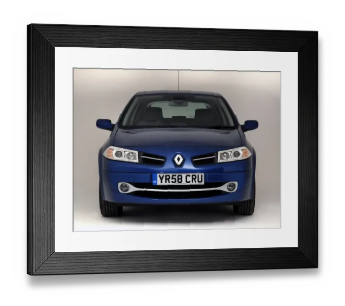 Framed Print : 2008 Renault Megane Framed Print : 2008 Renault Megane